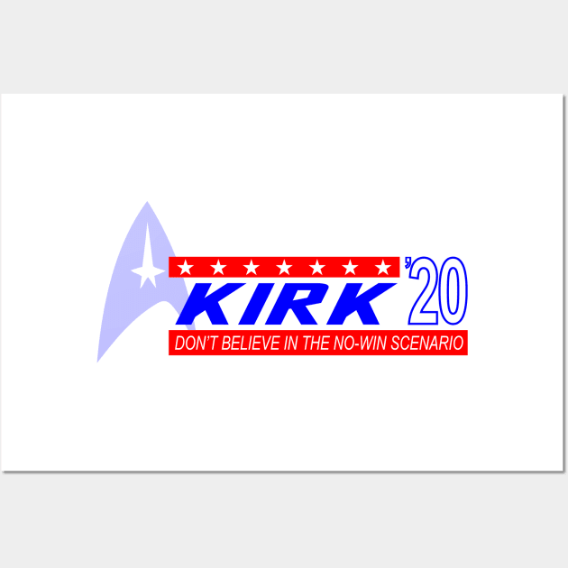 Kirk Presidential Campaign Wall Art by GrumpyVulcanCampaign